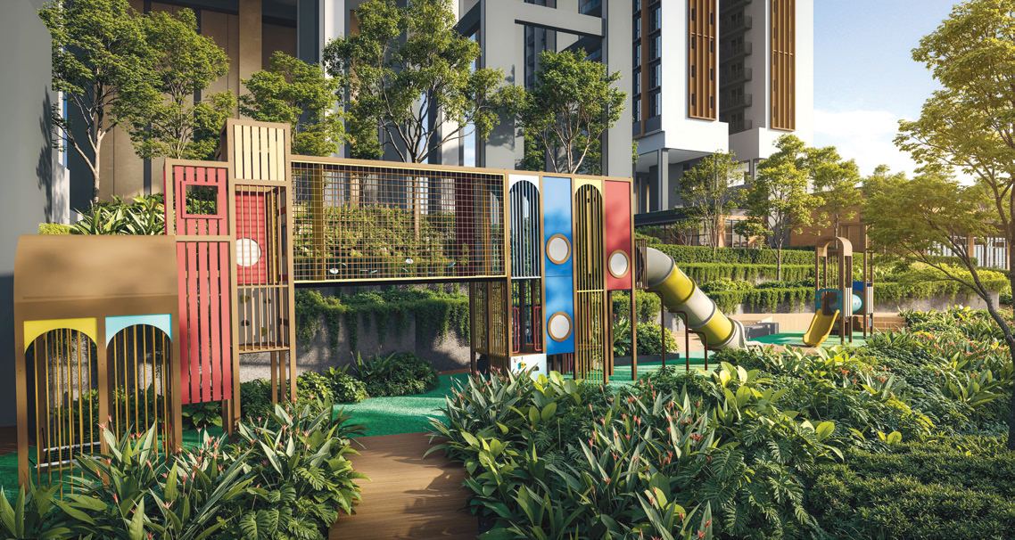 Artist's impression of the adventure playground